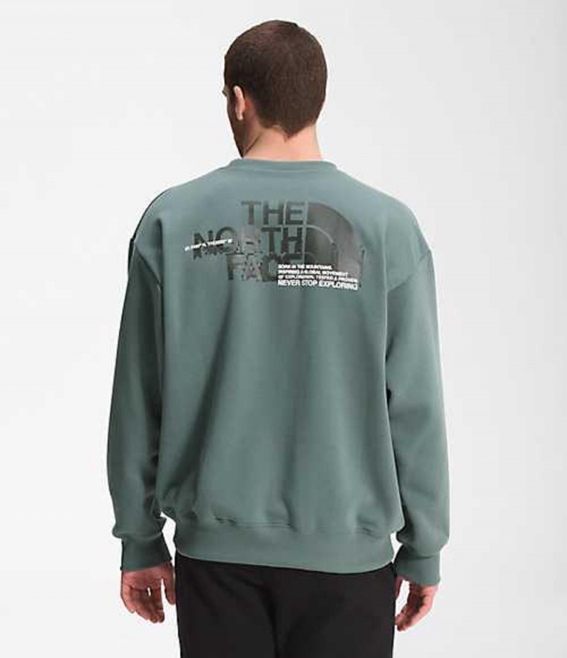 Sudadera The North Face Coordinates Hombre Verde | 1524803-IP