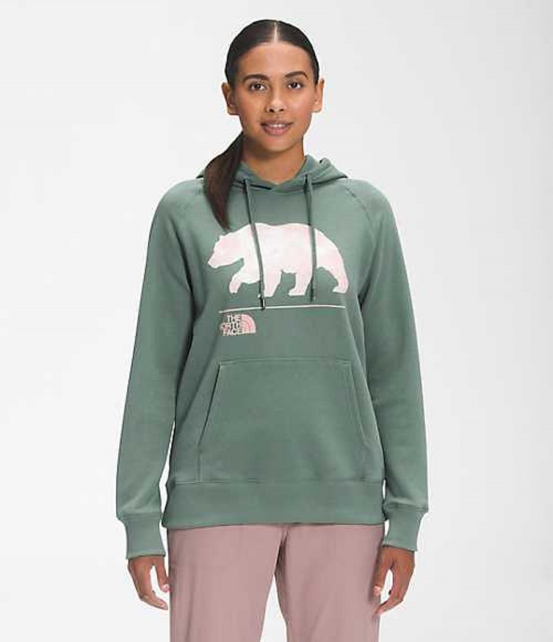 Sudadera con Capucha The North Face Bearscape Mujer Verde | 9724630-FY