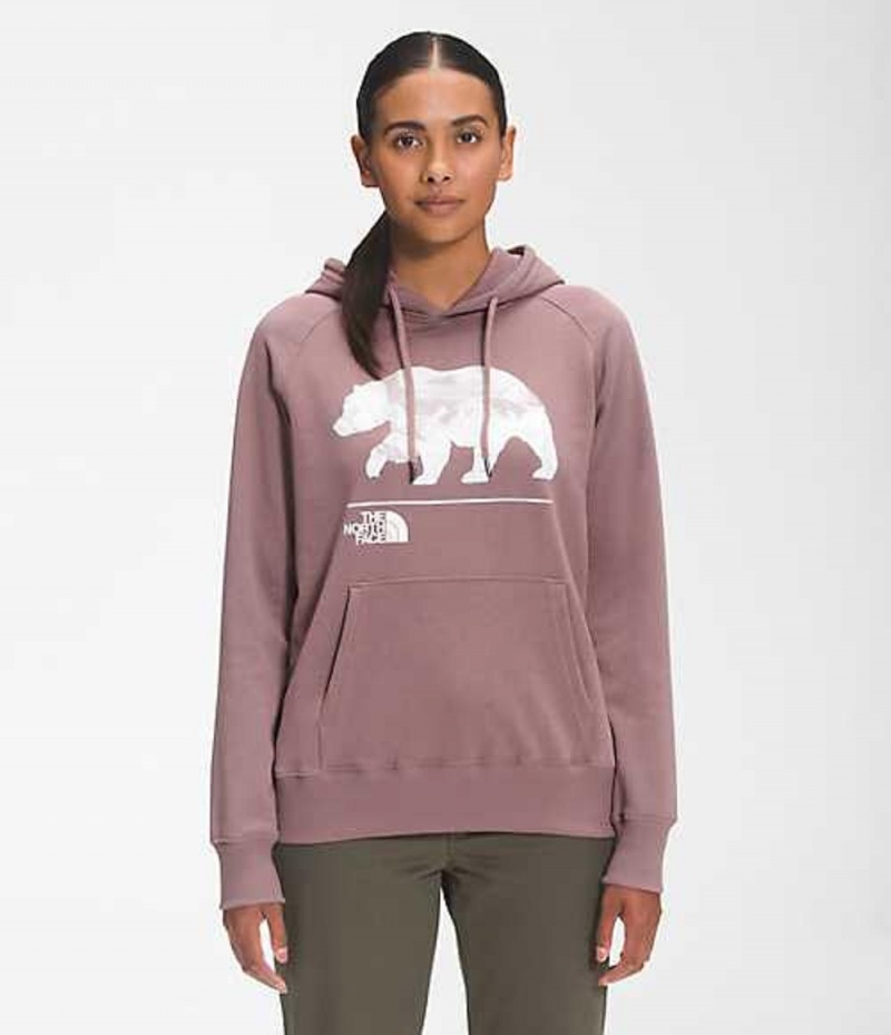 Sudadera con Capucha The North Face Bearscape Mujer Moradas | 7216093-BC