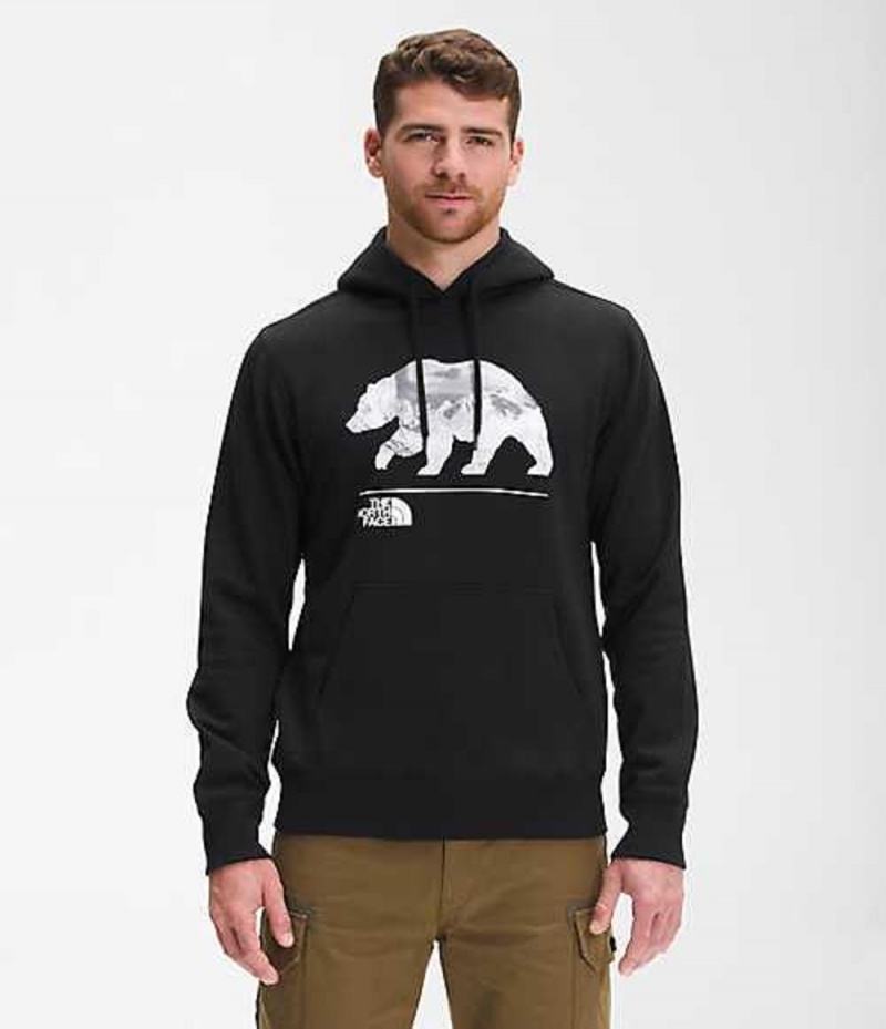 Sudadera con Capucha The North Face Bearscape Hombre Negras Multicolor | 9026871-UW