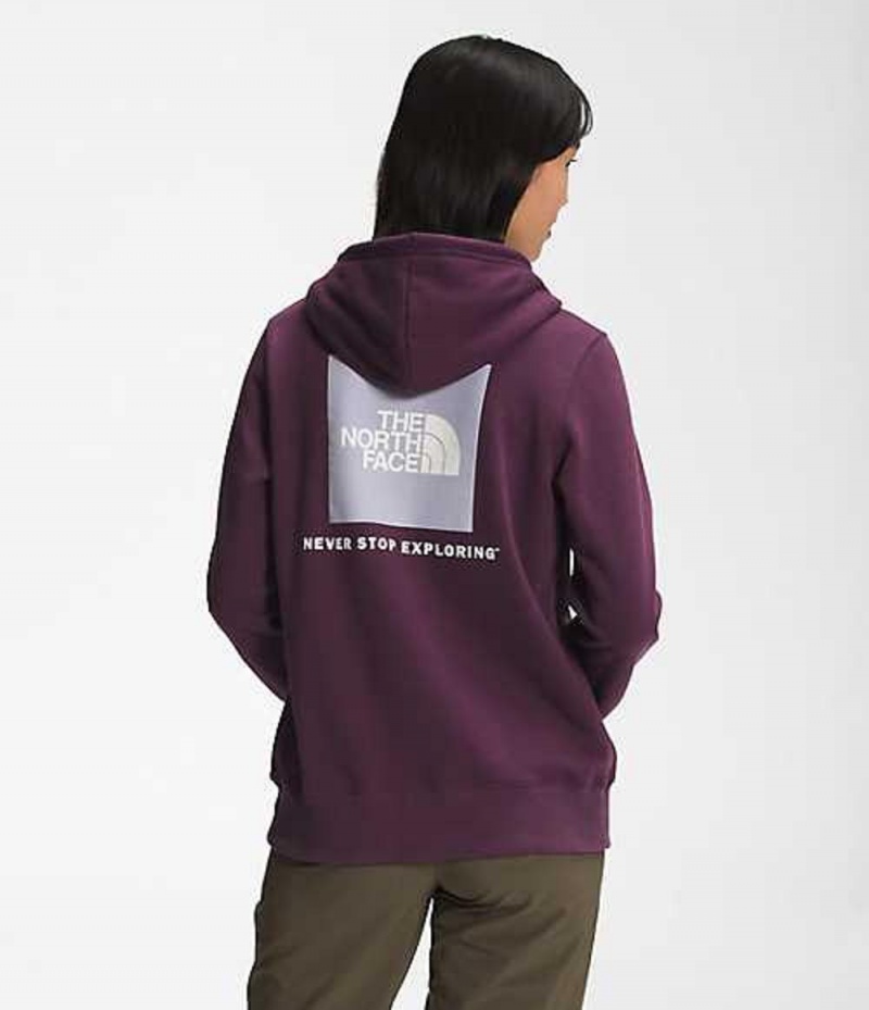 Sudadera con Capucha The North Face Box NSE Mujer Burdeos | 7418320-KT