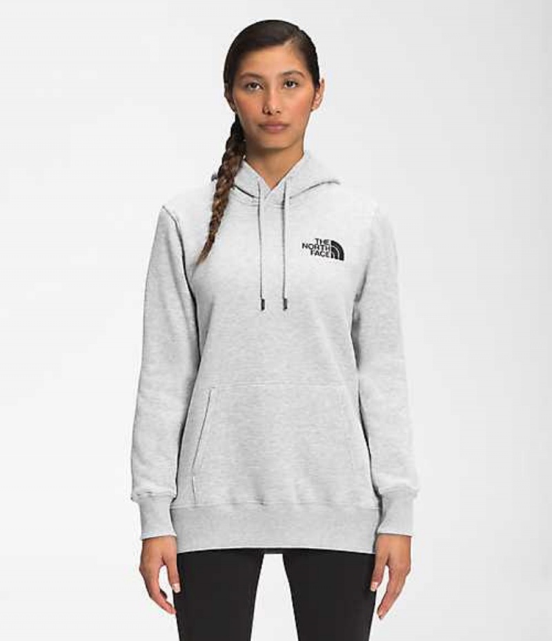 Sudadera con Capucha The North Face Box NSE Mujer Gris Claro | 0697431-YM