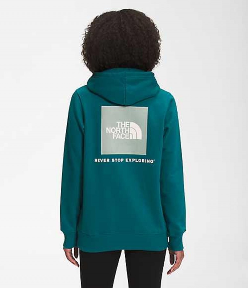 Sudadera con Capucha The North Face Box NSE Mujer Turquesa | 4371902-TH