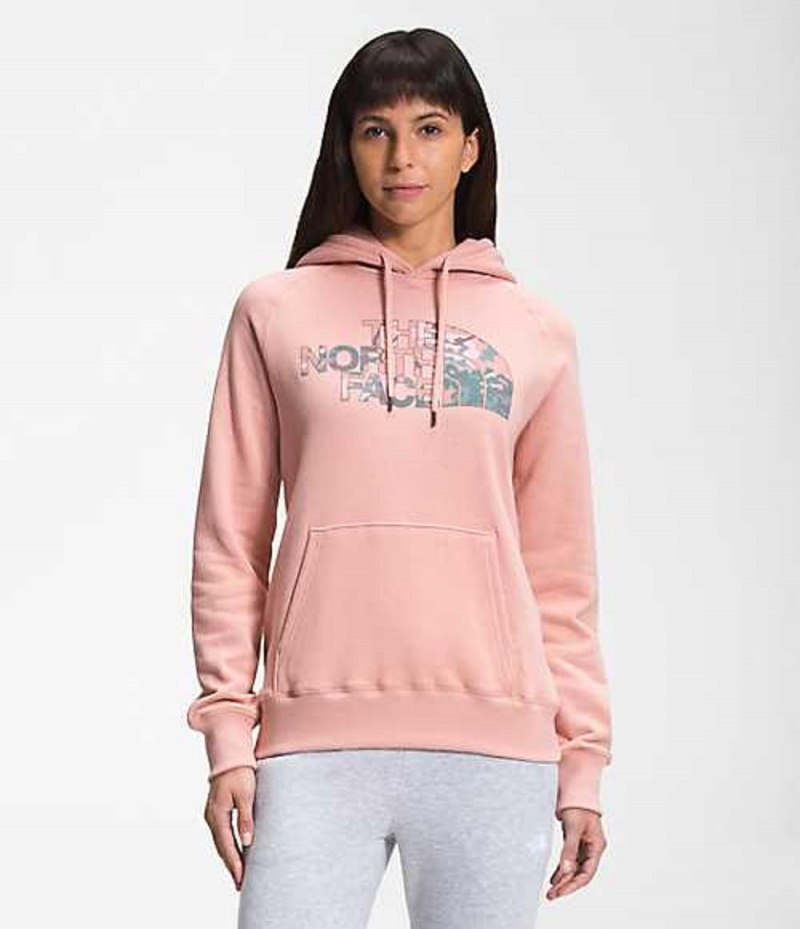 Sudadera con Capucha The North Face Half Dome Mujer Rosas Marrones | 0814239-UP