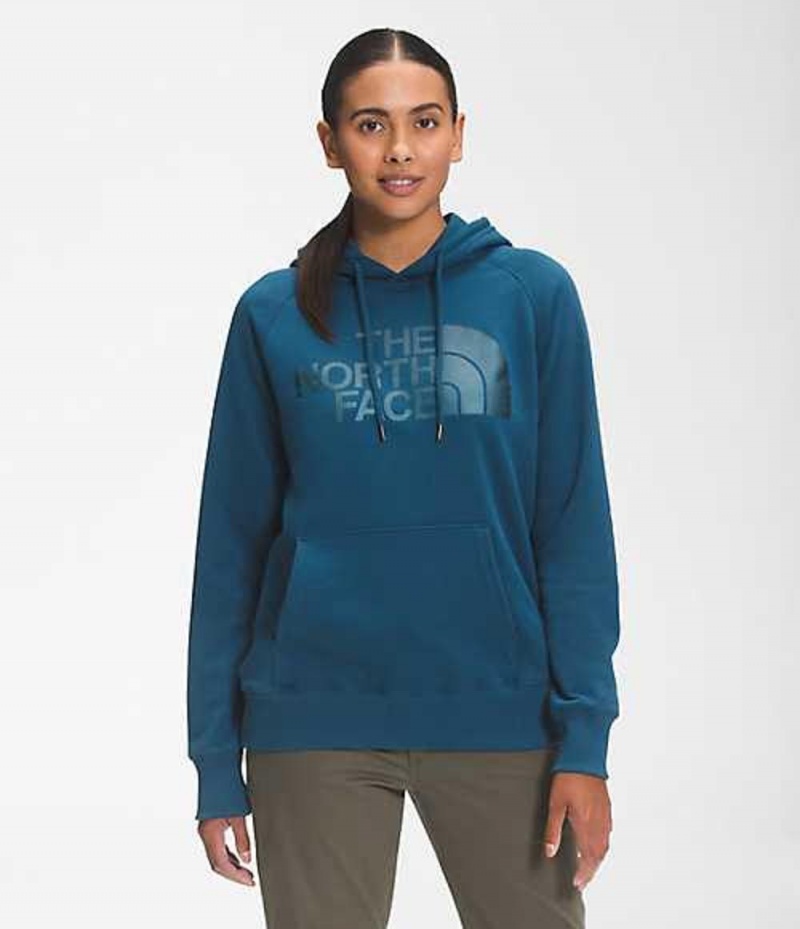 Sudadera con Capucha The North Face Luxe Mujer Azules | 6471859-MU