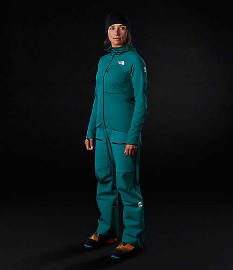 Sudadera con Capucha The North Face Summit L2 FUTUREFLEECE™ Mujer Turquesa | 3154872-WF