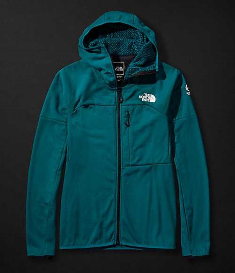 Sudadera con Capucha The North Face Summit L2 FUTUREFLEECE™ Mujer Turquesa | 3154872-WF