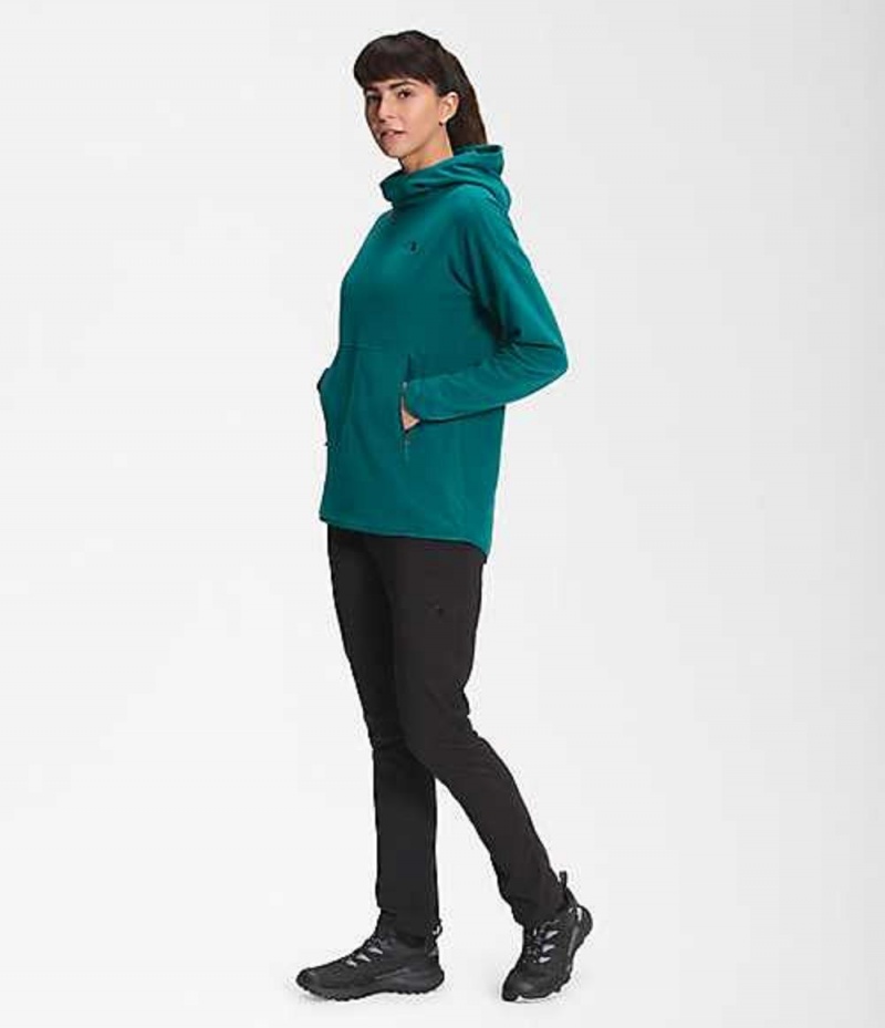 Sudadera con Capucha The North Face TKA Glacier Mujer Turquesa | 3847021-OK