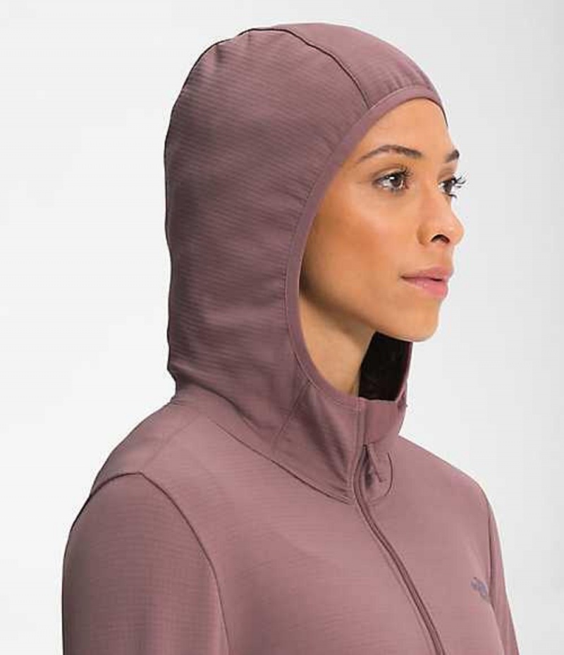 Sudadera con Capucha The North Face Wayroute Mujer Moradas | 0129845-NF