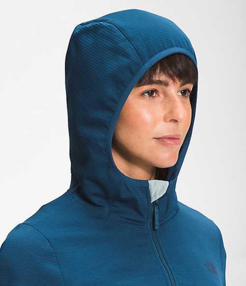 Sudadera con Capucha The North Face Wayroute Mujer Plateadas Azules | 1357860-QX