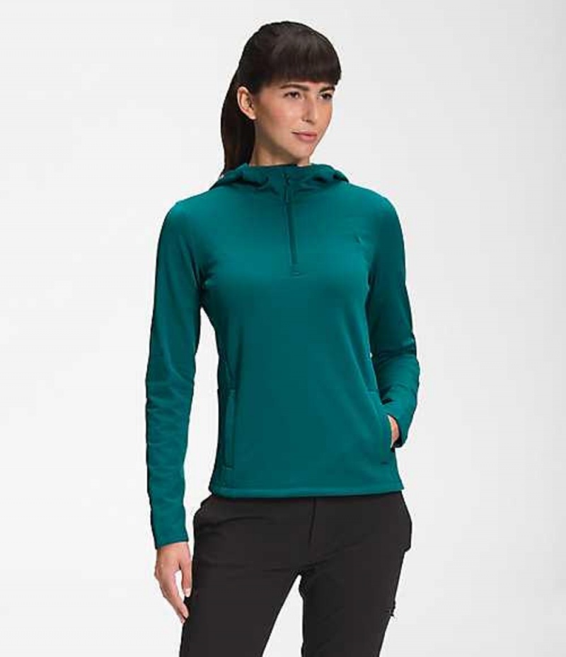 Sudadera con Capucha The North Face Wayroute Mujer Turquesa | 6302591-PU