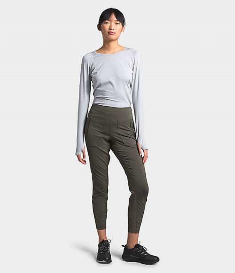 Tight The North Face Paramount Mujer Gris Marrones | 7831542-MR