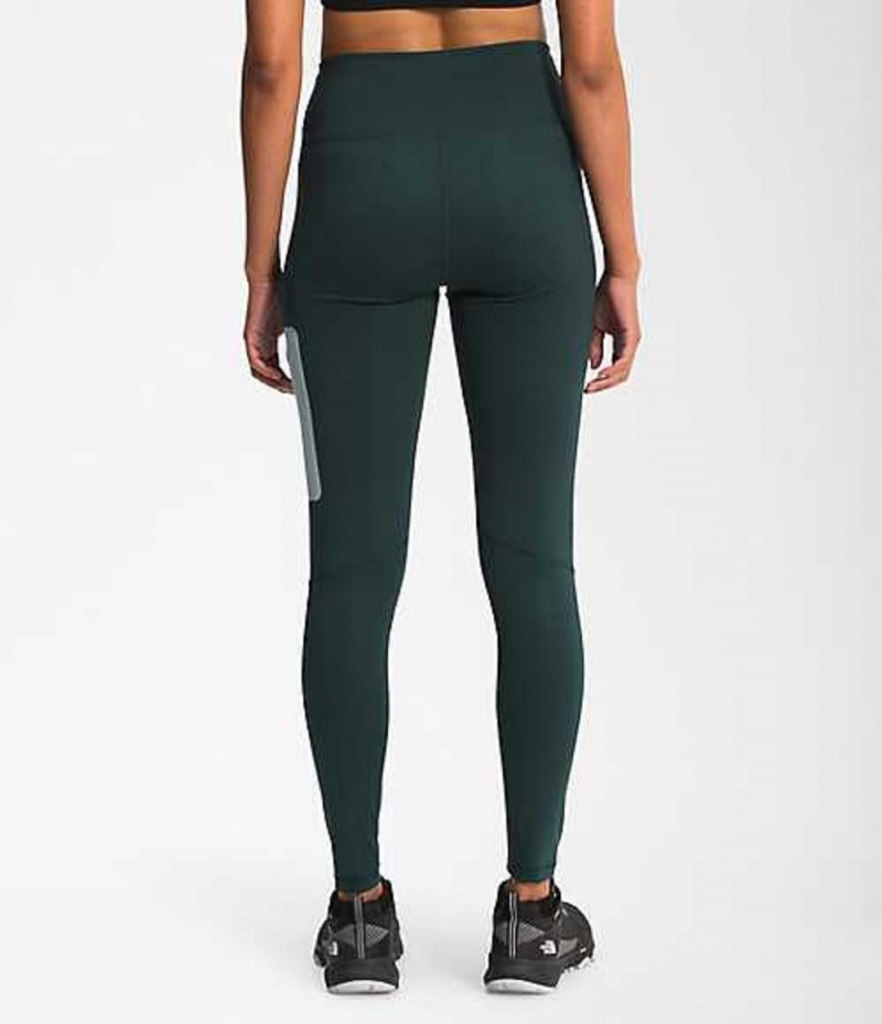 Tight The North Face Paramount Mujer Verde Plateadas Azules | 4526107-GO