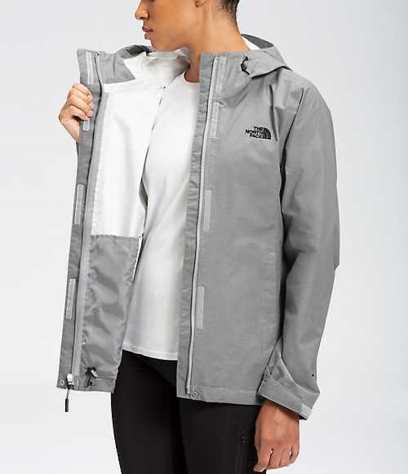 Windbreaker The North Face Venture 2 Mujer Gris | 1630492-MX