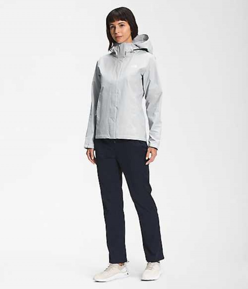 Windbreaker The North Face Venture 2 Mujer Gris Claro | 6943257-KE