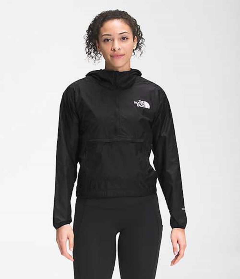 Windbreaker The North Face Windy Peak Anorak Mujer Negras | 5641083-VX